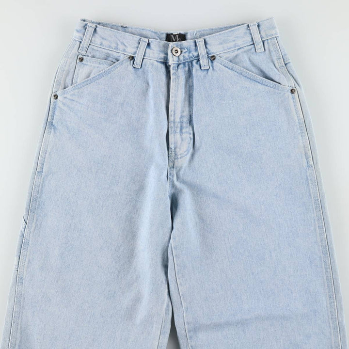 Modern Edge Denim Painter Pants, Women's Size L (equivalent to W29) cotton Blue type light blue Vintage Second Hand