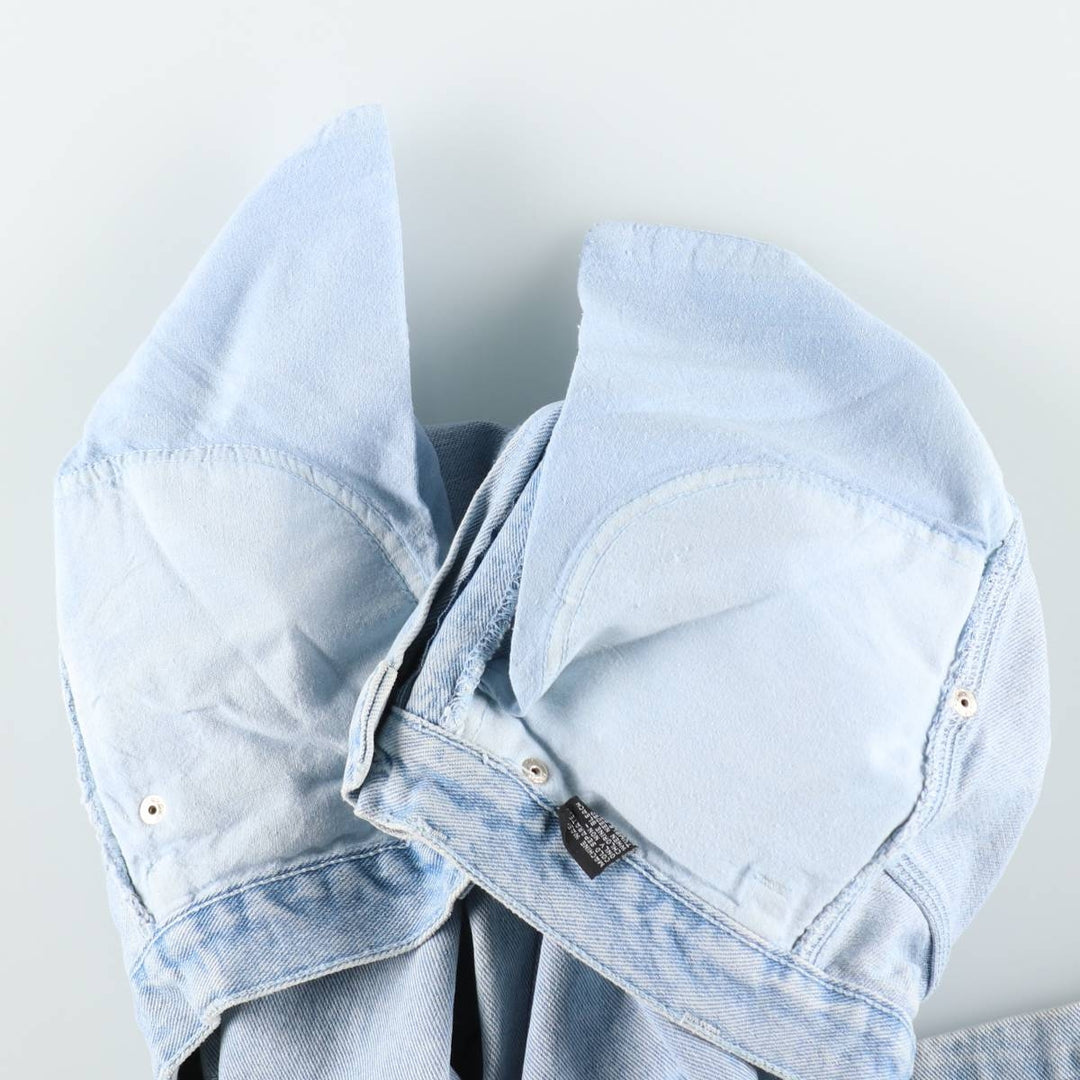 Modern Edge Denim Painter Pants, Women's Size L (equivalent to W29) cotton Blue type light blue Vintage Second Hand
