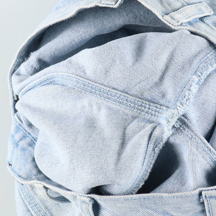 Modern Edge Denim Painter Pants, Women's Size L (equivalent to W29) cotton Blue type light blue Vintage Second Hand
