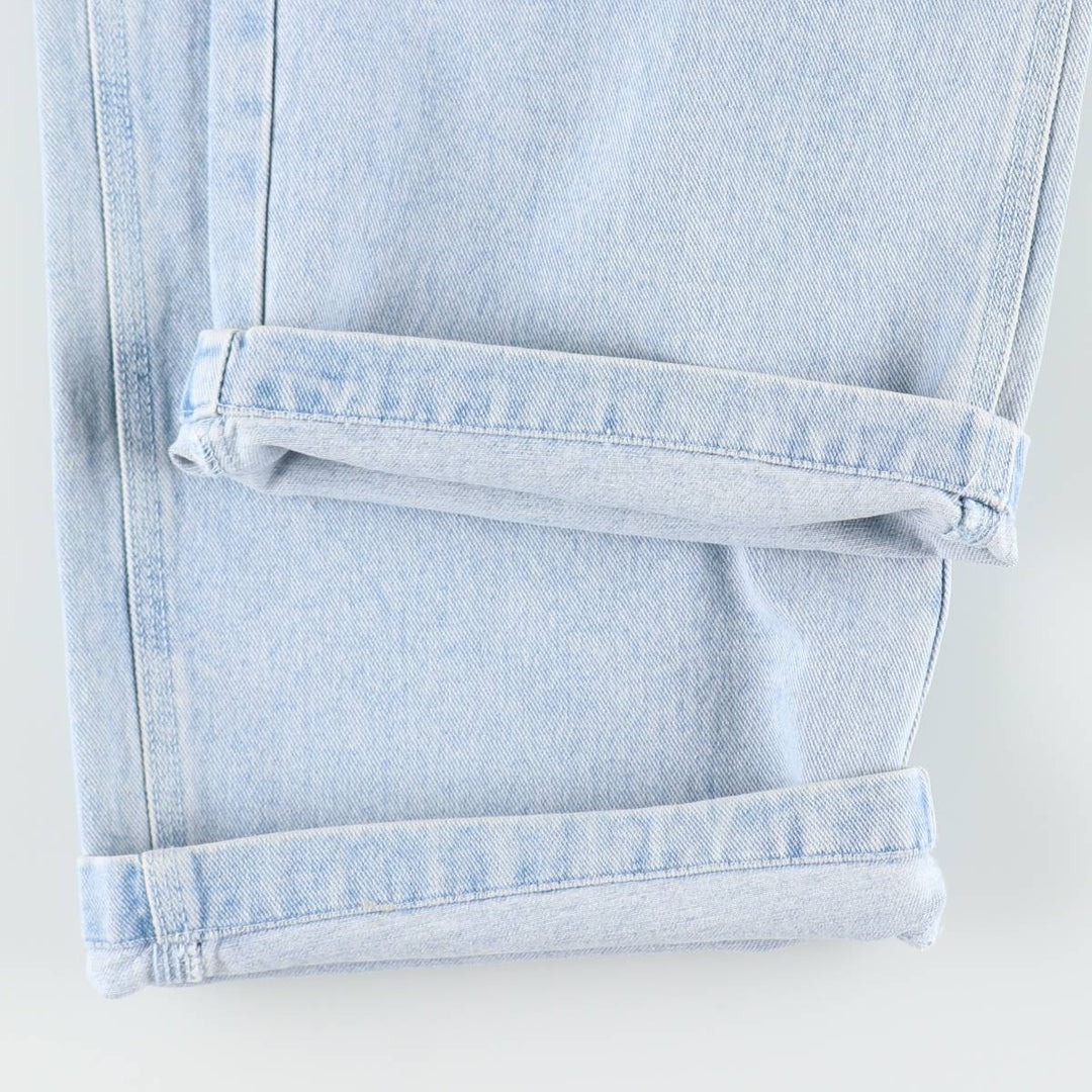 Modern Edge Denim Painter Pants, Women's Size L (equivalent to W29) cotton Blue type light blue Vintage Second Hand