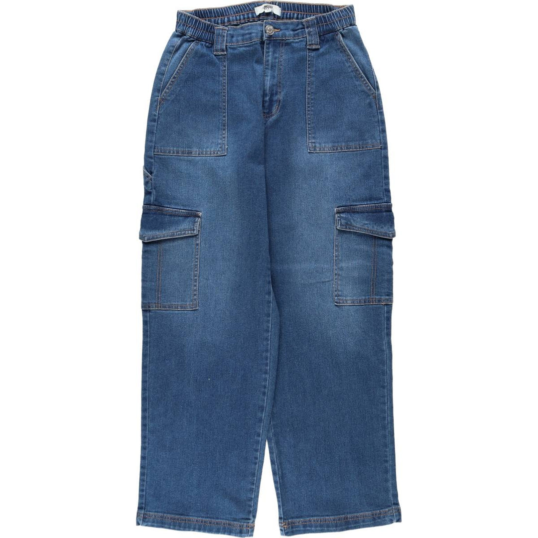 MADDEN NYC Denim Painter Pants, Women's Size L (equivalent to W27) cotton blue type Vintage Second Hand