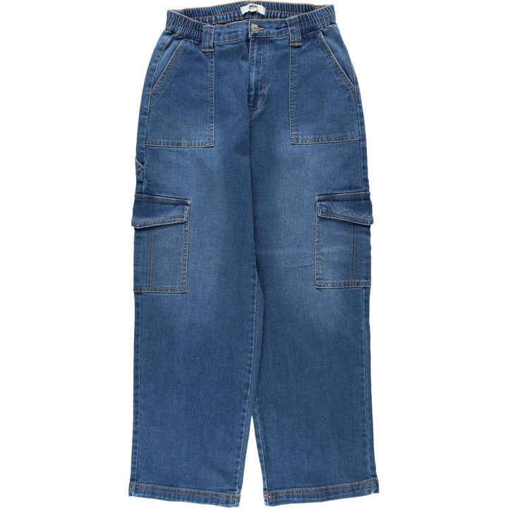 MADDEN NYC Denim Painter Pants, Women's Size L (equivalent to W27) cotton blue type Vintage Second Hand