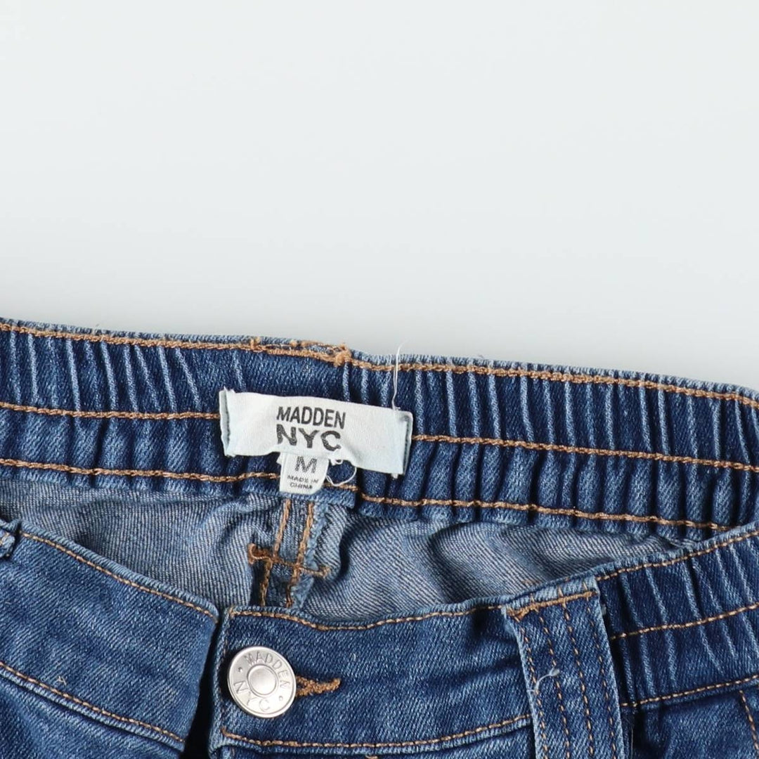 MADDEN NYC Denim Painter Pants, Women's Size L (equivalent to W27) cotton blue type Vintage Second Hand