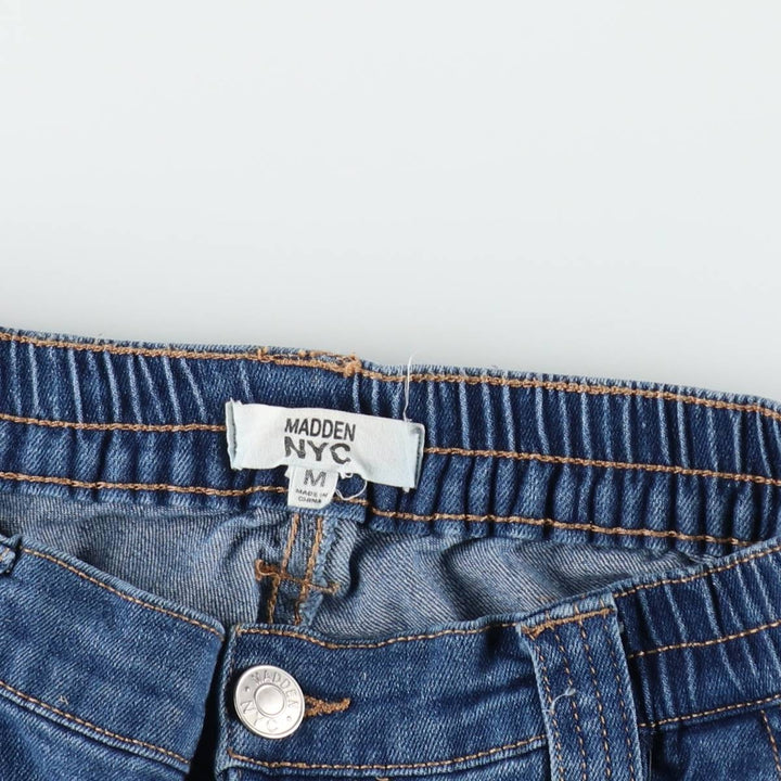 MADDEN NYC Denim Painter Pants, Women's Size L (equivalent to W27) cotton blue type Vintage Second Hand