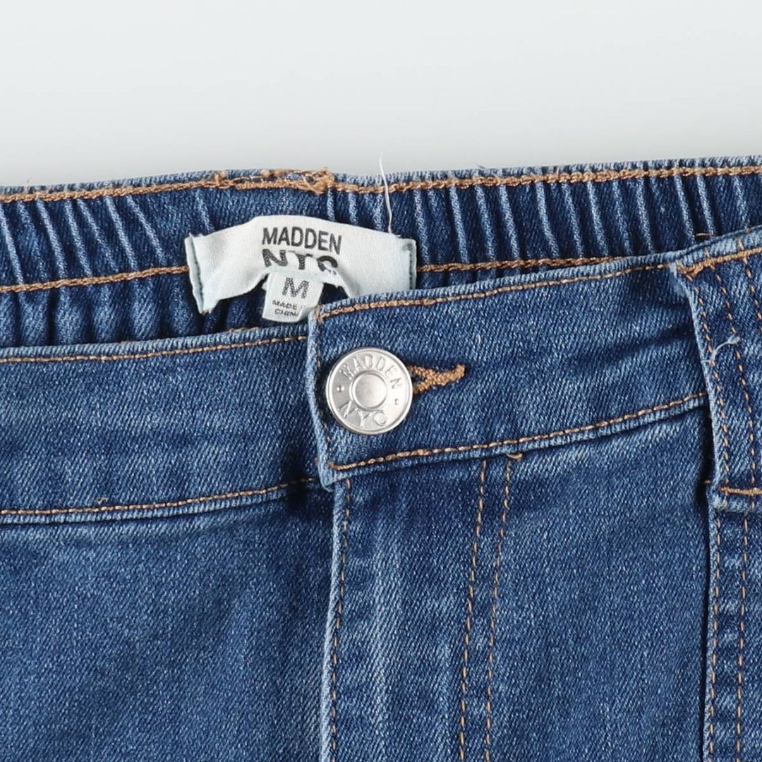 MADDEN NYC Denim Painter Pants, Women's Size L (equivalent to W27) cotton blue type Vintage Second Hand