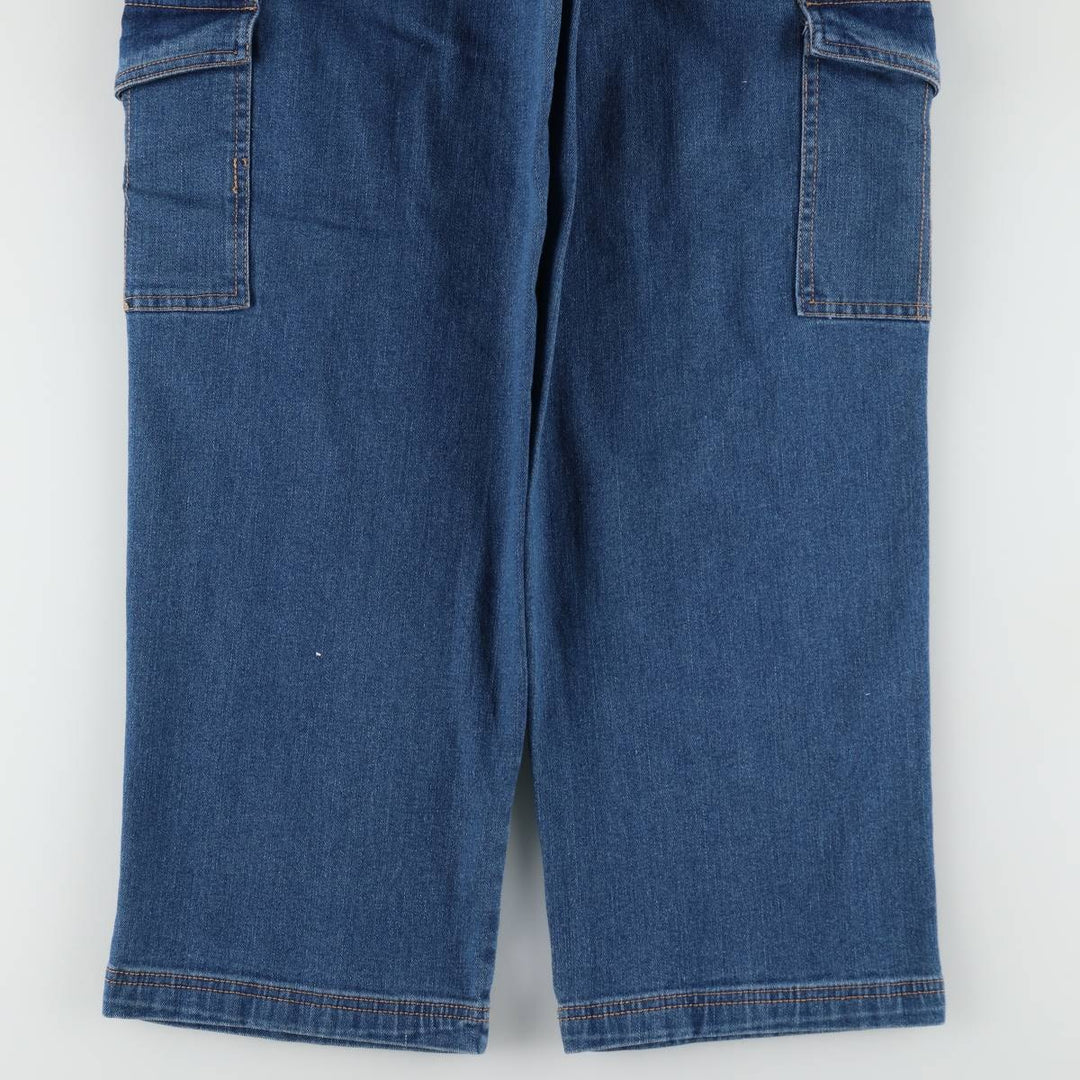 MADDEN NYC Denim Painter Pants, Women's Size L (equivalent to W27) cotton blue type Vintage Second Hand