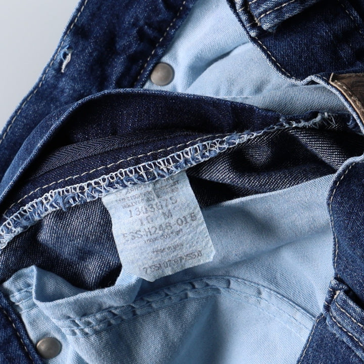 RIDERS denim painter pants, made in the USA, women's size XL (equivalent to W31). cotton blue type Vintage Second Hand