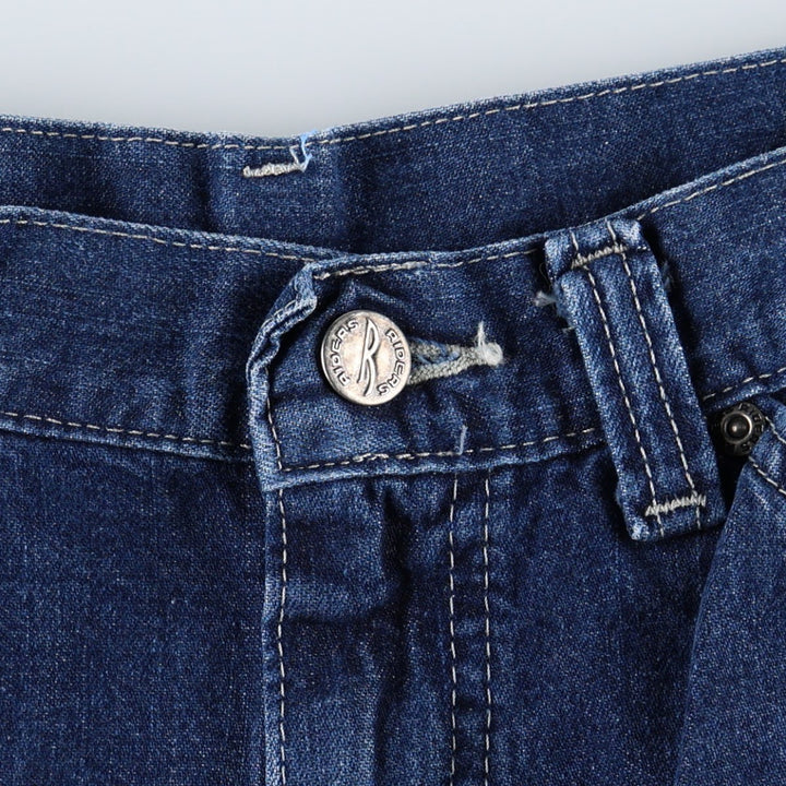 RIDERS denim painter pants, made in the USA, women's size XL (equivalent to W31). cotton blue type Vintage Second Hand