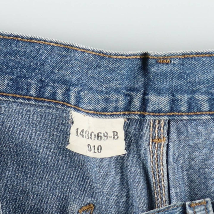 Carhartt denim painter pants, women's size L (equivalent to W28). unclear blue type Vintage Second Hand