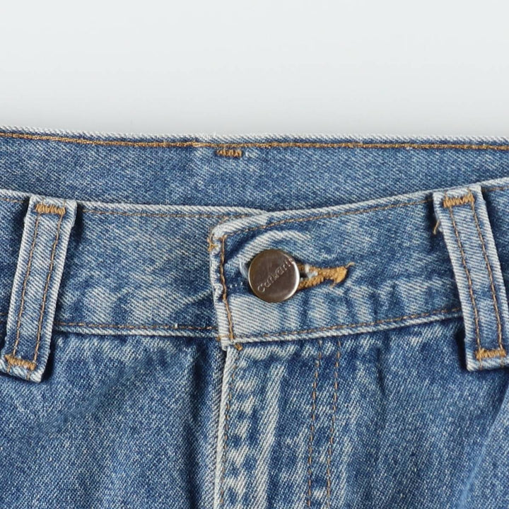 Carhartt denim painter pants, women's size L (equivalent to W28). unclear blue type Vintage Second Hand