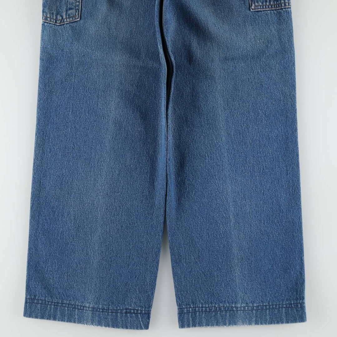Carhartt denim painter pants, women's size L (equivalent to W28). unclear blue type Vintage Second Hand