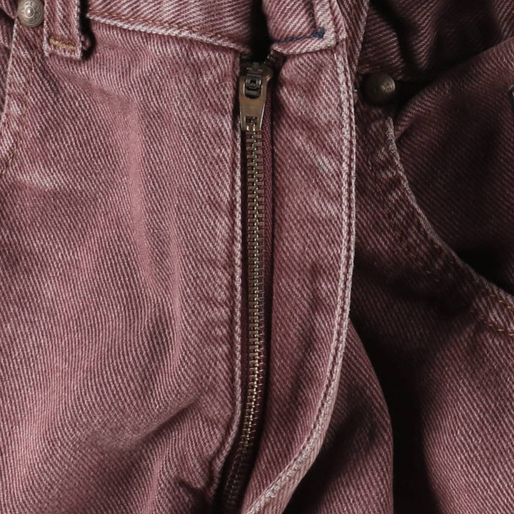 1990'S Levi's Silver Tab Tapered Denim Pants, Women's Size L (equivalent to W27), Vintage unclear red type reddish brown Vintage Second Hand