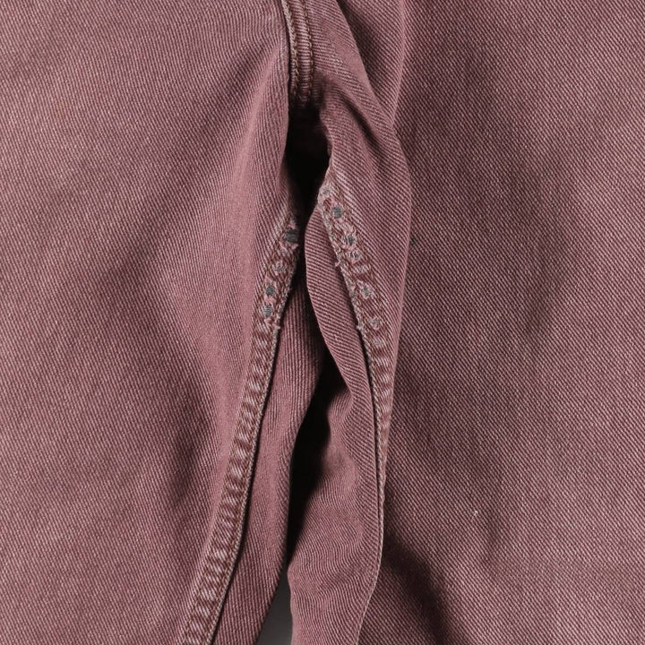 1990'S Levi's Silver Tab Tapered Denim Pants, Women's Size L (equivalent to W27), Vintage unclear red type reddish brown Vintage Second Hand