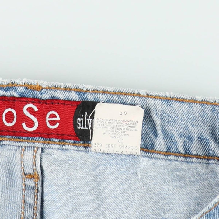 90'S Levi's Silver Tab Loose Tapered Denim Pants, Made in USA, Women's Size L (W29 equivalent), Vintage cotton blue type Vintage Second Hand