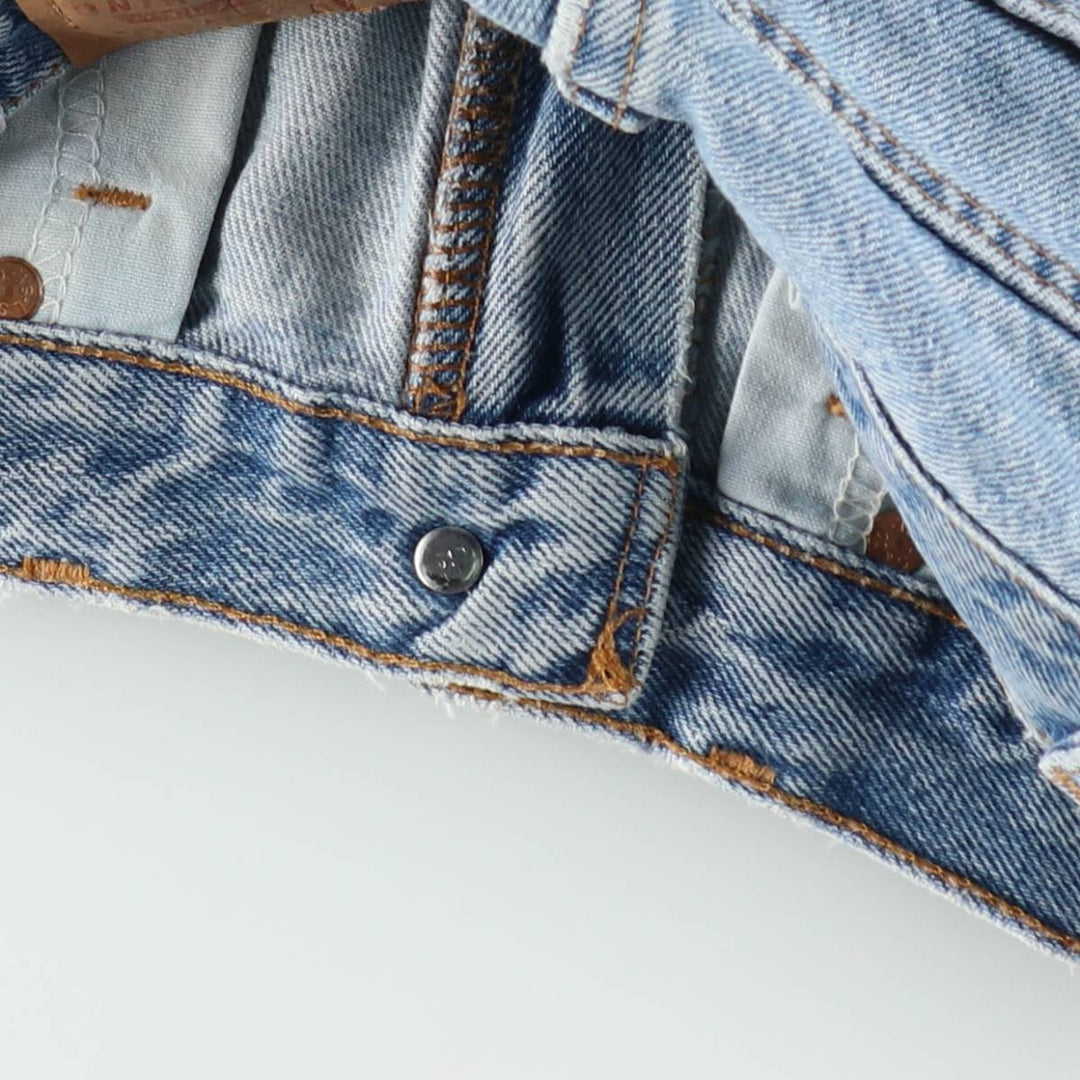 2000'S Levi's 505 Regular Fit Straight Leg Tapered Denim Pants, Made in USA, Women's Size L (equivalent to W27) cotton blue type Vintage Second Hand