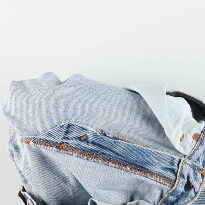 2000'S Levi's 505 Regular Fit Straight Leg Tapered Denim Pants, Made in USA, Women's Size L (equivalent to W27) cotton blue type Vintage Second Hand