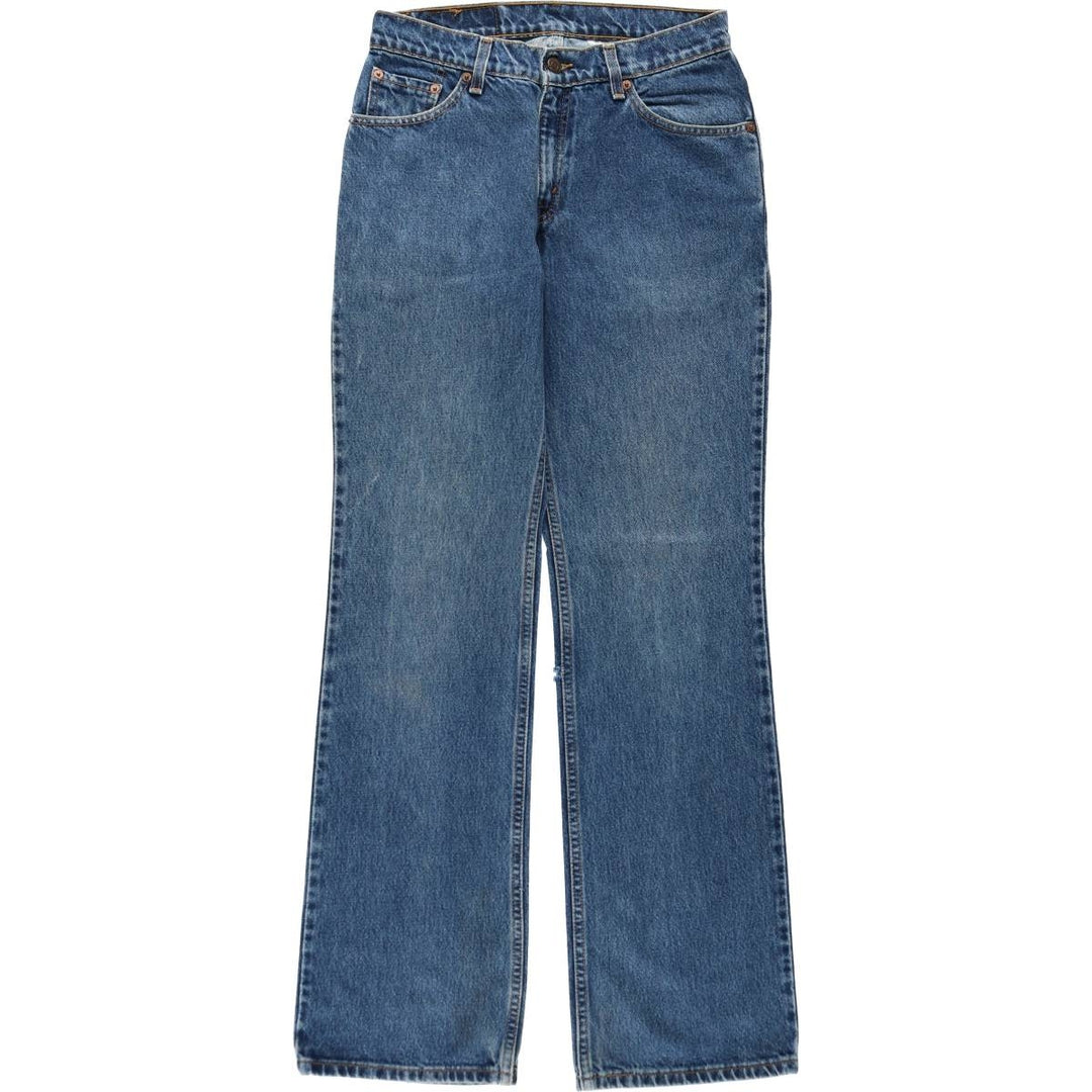 90'S Levi's 517 BOOT CUT LOW RISE bootcut denim pants, women's size L (equivalent to W29), vintage. cotton blue type Vintage Second Hand