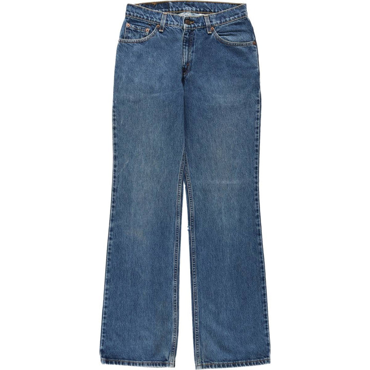 90'S Levi's 517 BOOT CUT LOW RISE bootcut denim pants, women's size L (equivalent to W29), vintage. cotton blue type Vintage Second Hand