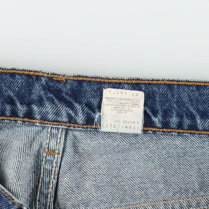 90'S Levi's 517 BOOT CUT LOW RISE bootcut denim pants, women's size L (equivalent to W29), vintage. cotton blue type Vintage Second Hand