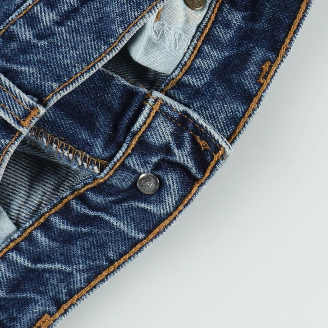 90'S Levi's 517 BOOT CUT LOW RISE bootcut denim pants, women's size L (equivalent to W29), vintage. cotton blue type Vintage Second Hand