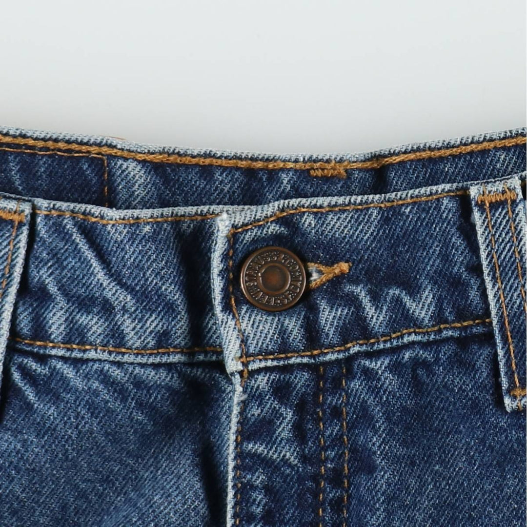 90'S Levi's 517 BOOT CUT LOW RISE bootcut denim pants, women's size L (equivalent to W29), vintage. cotton blue type Vintage Second Hand