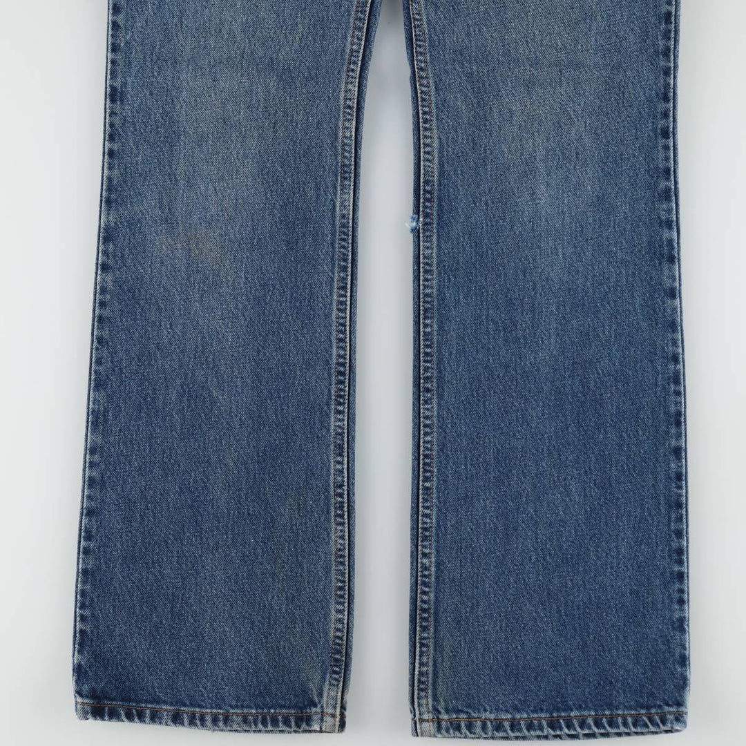 90'S Levi's 517 BOOT CUT LOW RISE bootcut denim pants, women's size L (equivalent to W29), vintage. cotton blue type Vintage Second Hand