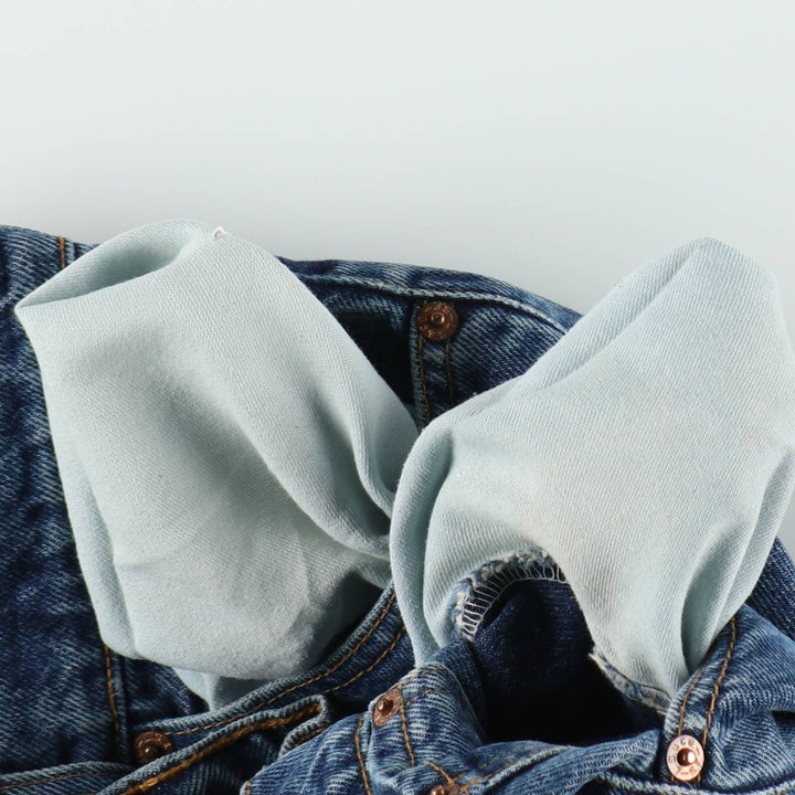 90'S Levi's 517 BOOT CUT LOW RISE bootcut denim pants, women's size L (equivalent to W29), vintage. cotton blue type Vintage Second Hand