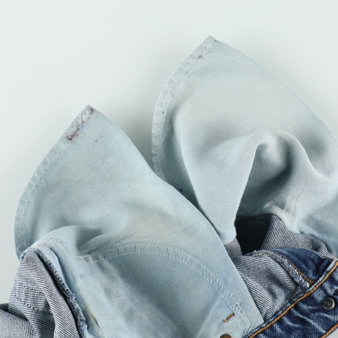 90'S Levi's 517 BOOT CUT LOW RISE bootcut denim pants, women's size L (equivalent to W29), vintage. cotton blue type Vintage Second Hand