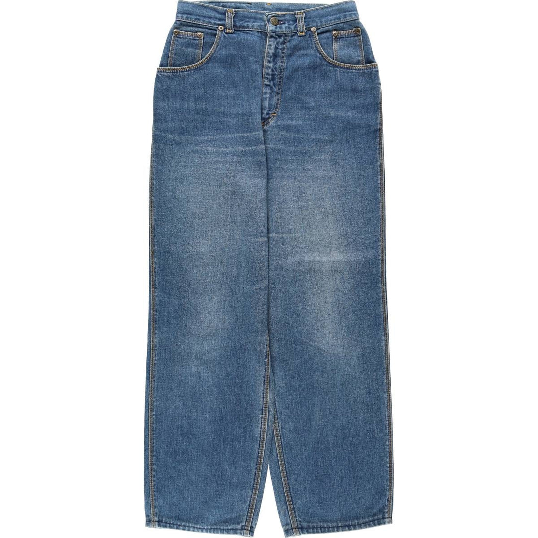 Lee Straight Denim Pants, Women's Size M (equivalent to W26) unclear blue type Vintage Second Hand