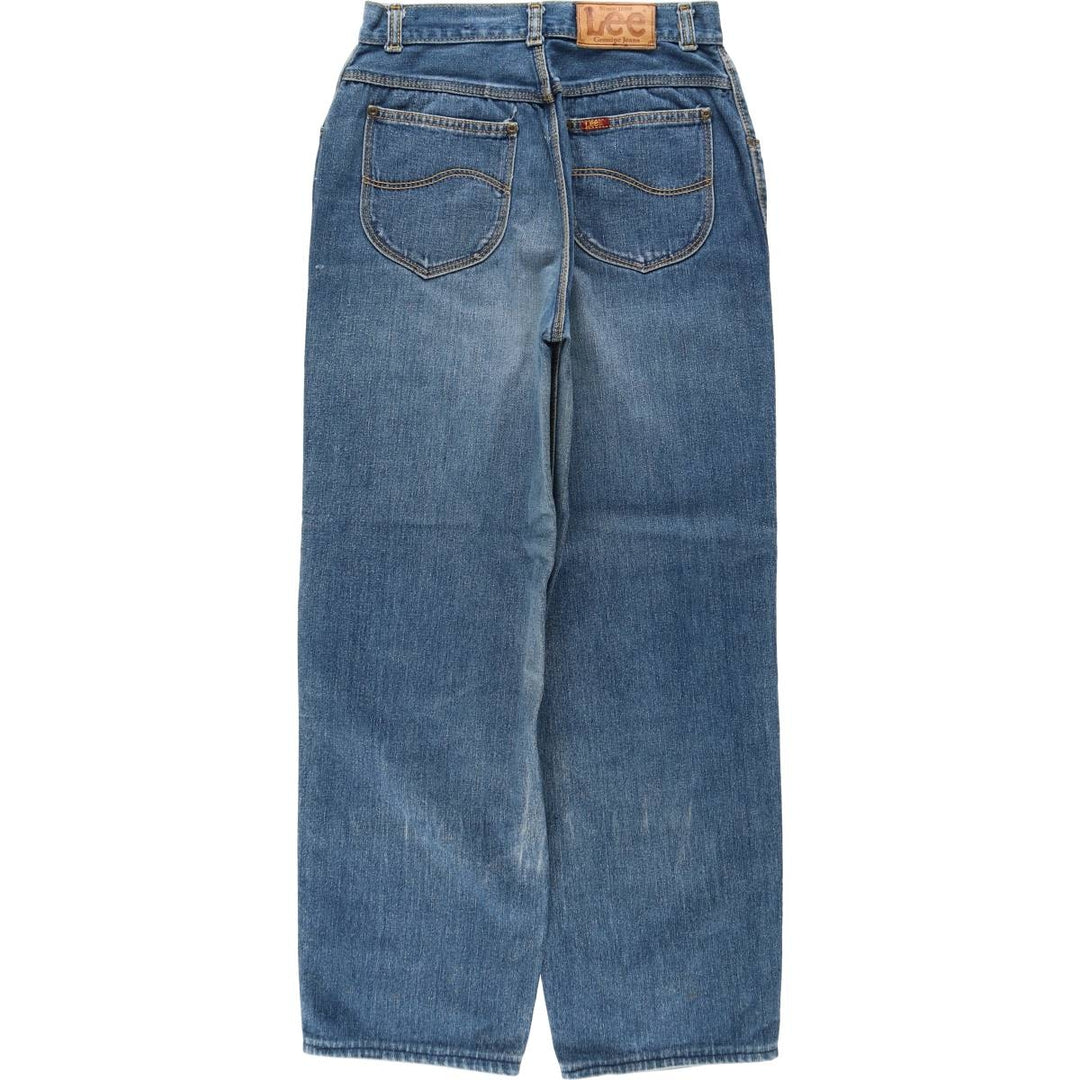 Lee Straight Denim Pants, Women's Size M (equivalent to W26) unclear blue type Vintage Second Hand