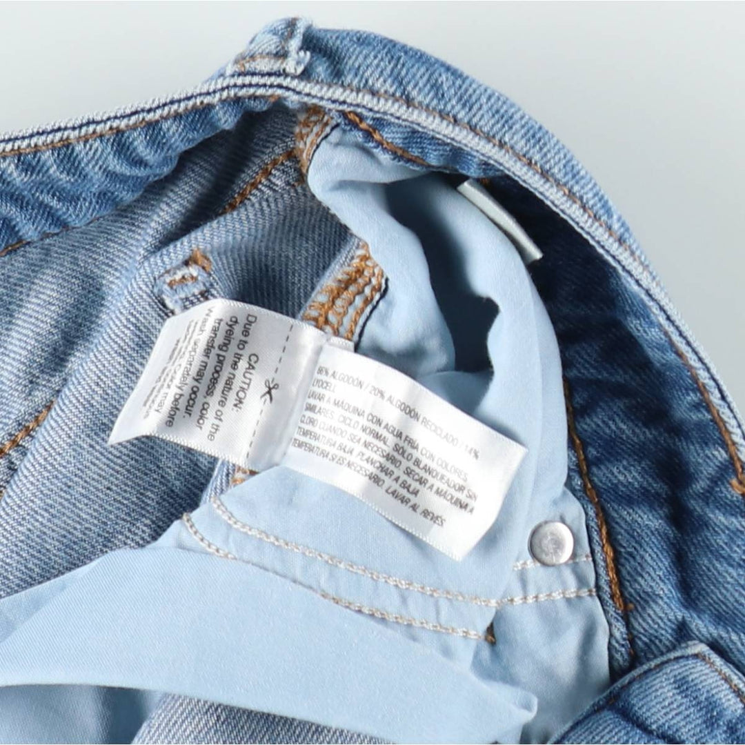 Wild Fable denim cargo pants, women's size L (equivalent to W30). cotton blue type Vintage Second Hand