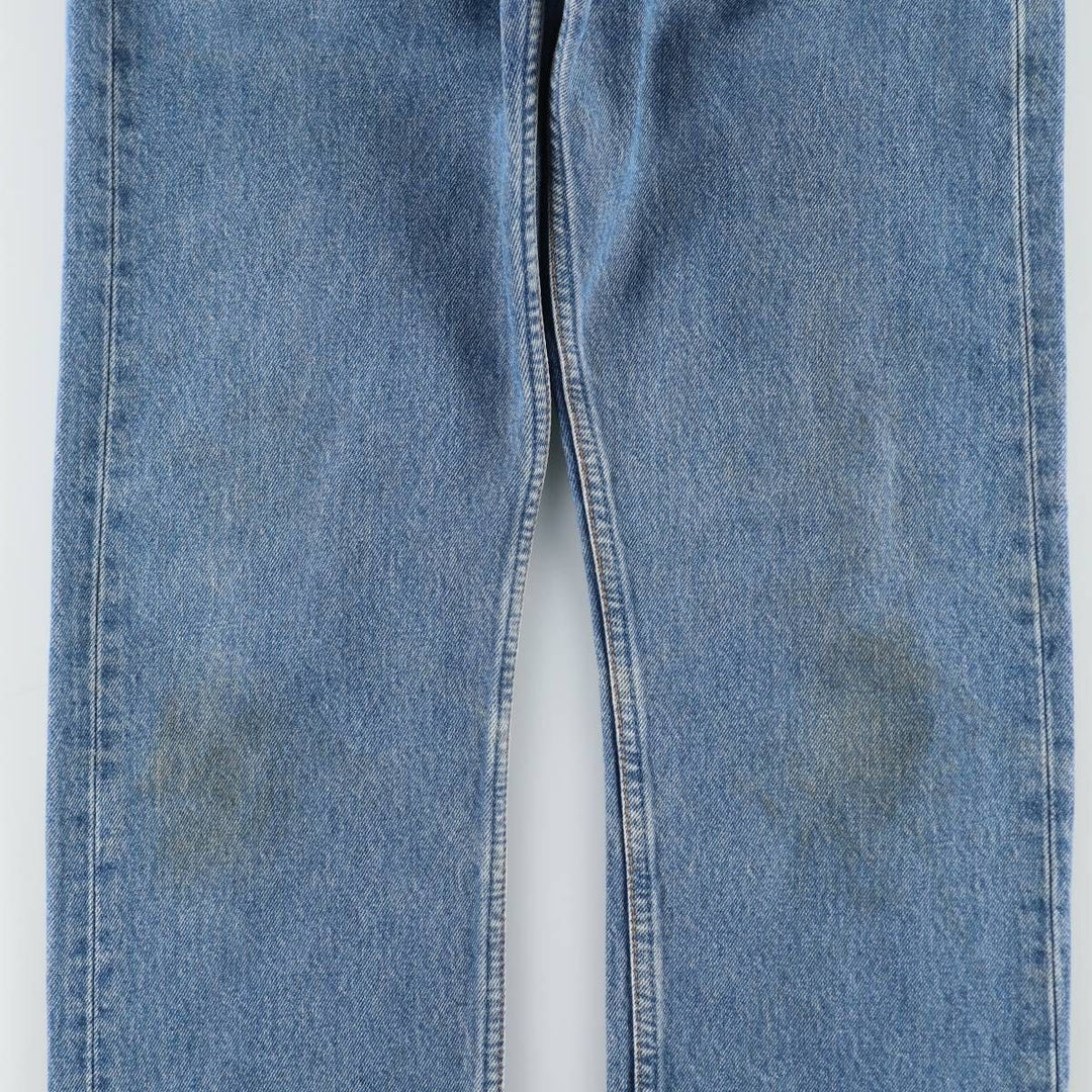 Levi's 501 Euro Model Straight Denim Pants, Women's Size M (W26 equivalent) cotton blue type Vintage Second Hand