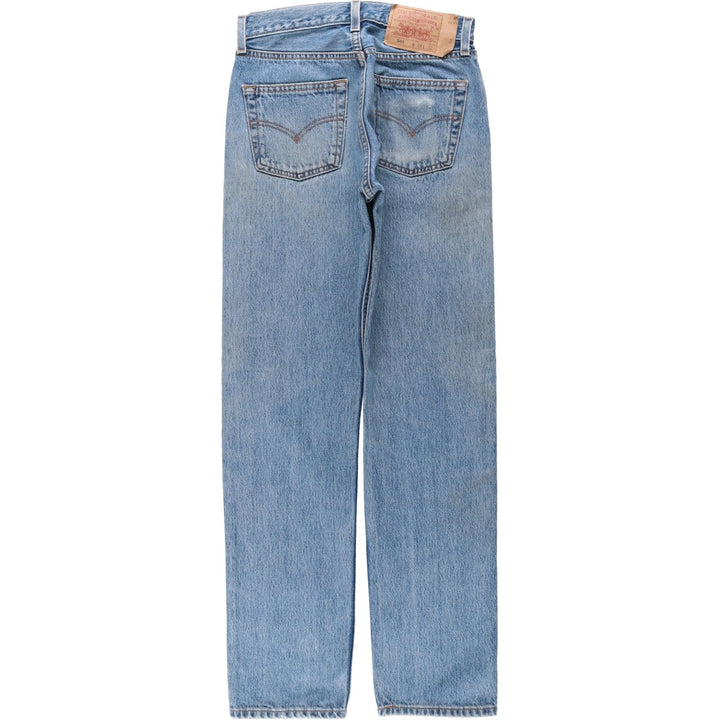 2000'S Levi's 501 Straight Denim Pants, Women's Size L (equivalent to W27) cotton blue type Vintage Second Hand