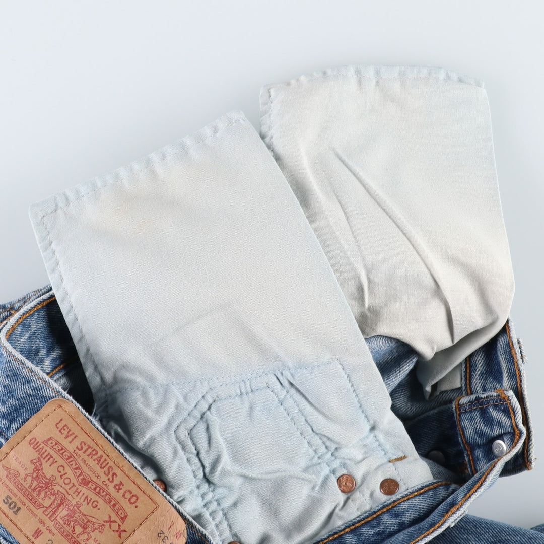 2000'S Levi's 501 Straight Denim Pants, Women's Size L (equivalent to W27) cotton blue type Vintage Second Hand