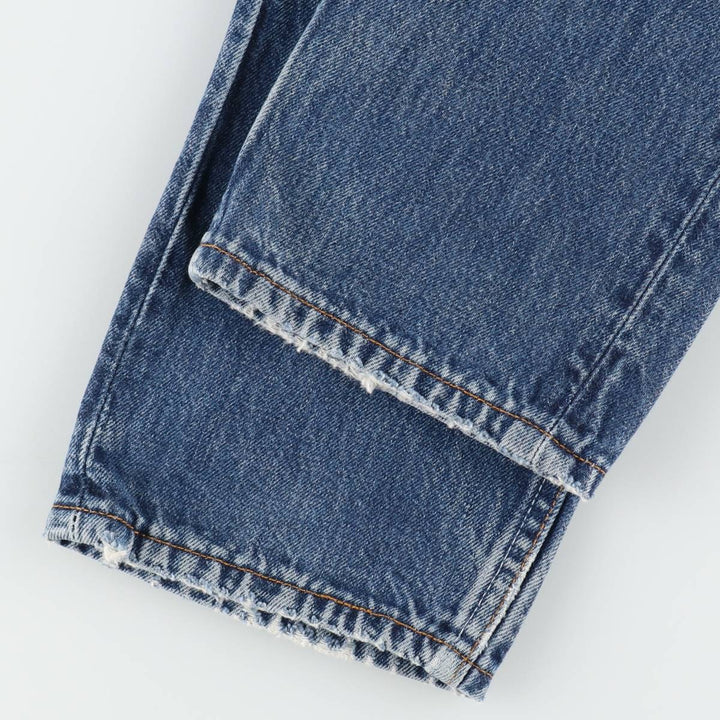 Levi's 501 Euro Model Straight Denim Pants, Made in France, Women's Size L (W28 equivalent) cotton blue type Vintage Second Hand