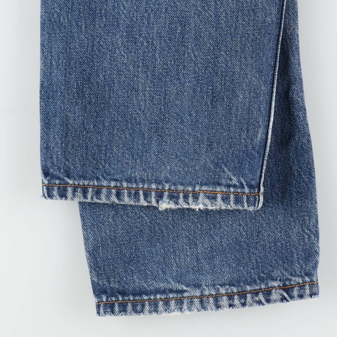 Levi's 501 Euro Model Straight Denim Pants, Made in France, Women's Size L (W28 equivalent) cotton blue type Vintage Second Hand
