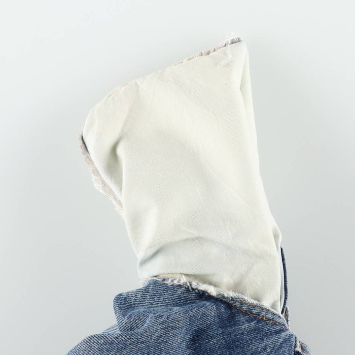 Levi's 501 Euro Model Straight Denim Pants, Made in France, Women's Size L (W28 equivalent) cotton blue type Vintage Second Hand