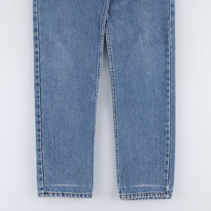 1990'S Levi's 501-0191 Straight Denim Pants, Made in USA, Women's Size L (equivalent to W27), Vintage cotton blue type Vintage Second Hand