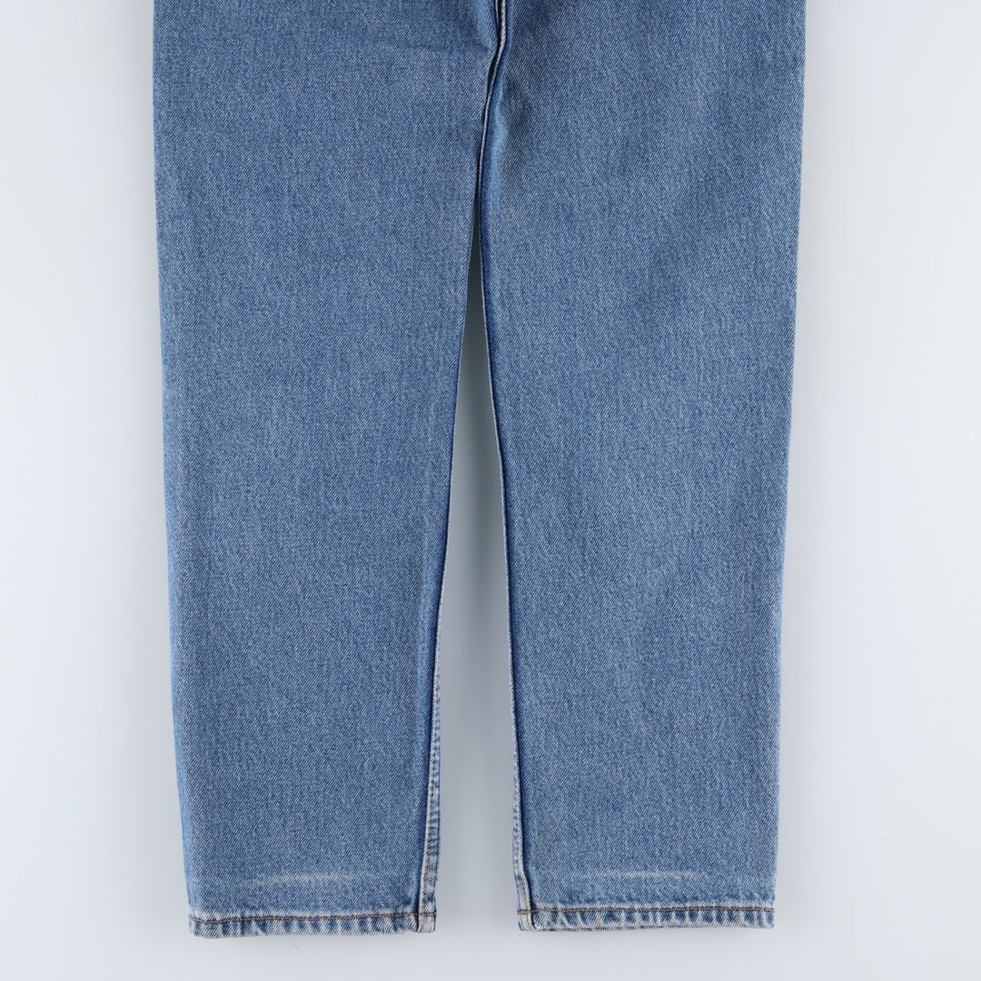 1990'S Levi's 501-0191 Straight Denim Pants, Made in USA, Women's Size L (equivalent to W27), Vintage cotton blue type Vintage Second Hand