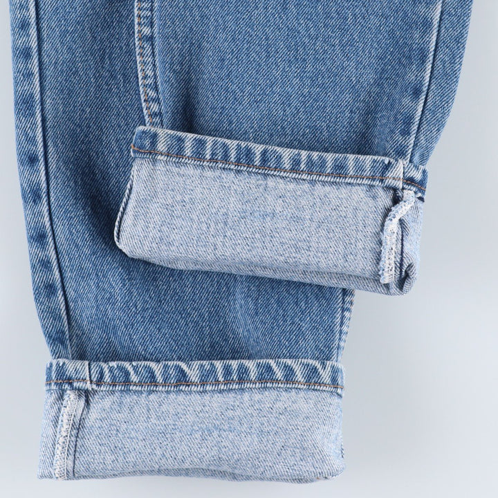 1990'S Levi's 501-0191 Straight Denim Pants, Made in USA, Women's Size L (equivalent to W27), Vintage cotton blue type Vintage Second Hand