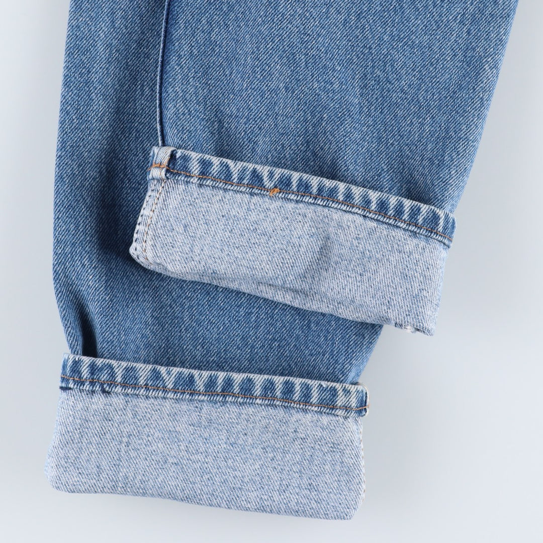 1990'S Levi's 501-0191 Straight Denim Pants, Made in USA, Women's Size L (equivalent to W27), Vintage cotton blue type Vintage Second Hand