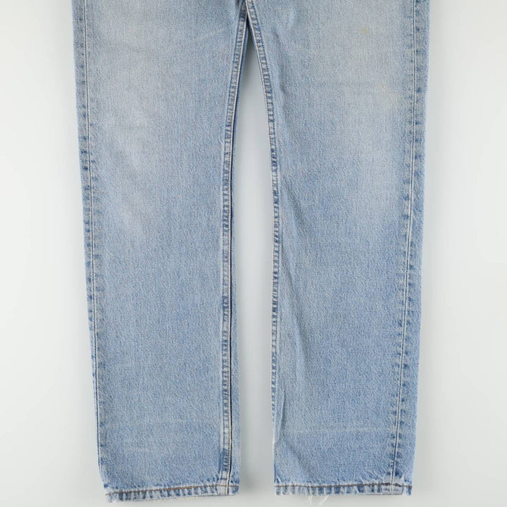 90'S Levi's 501-0193 Straight Denim Pants, Made in USA, Women's Size L (W28), Vintage cotton blue type Vintage Second Hand
