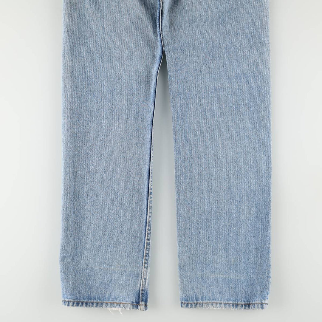 90'S Levi's 501-0193 Straight Denim Pants, Made in USA, Women's Size L (W28), Vintage cotton blue type Vintage Second Hand