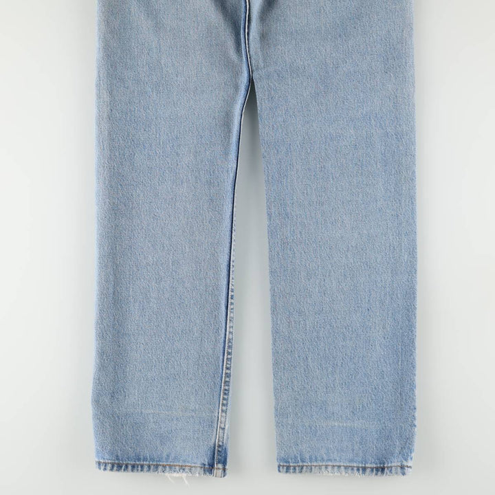90'S Levi's 501-0193 Straight Denim Pants, Made in USA, Women's Size L (W28), Vintage cotton blue type Vintage Second Hand