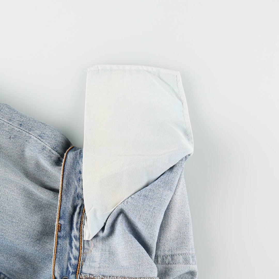 90'S Levi's 501-0193 Straight Denim Pants, Made in USA, Women's Size L (W28), Vintage cotton blue type Vintage Second Hand