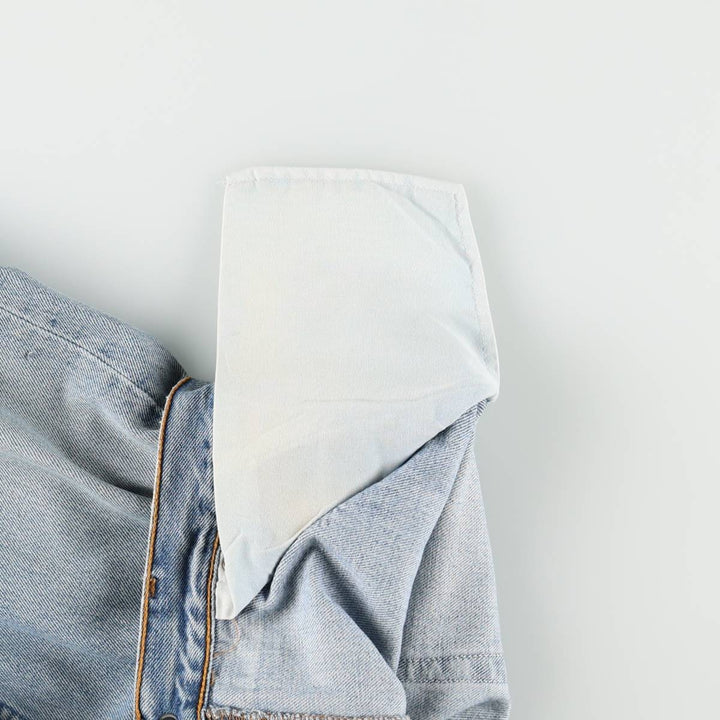 90'S Levi's 501-0193 Straight Denim Pants, Made in USA, Women's Size L (W28), Vintage cotton blue type Vintage Second Hand