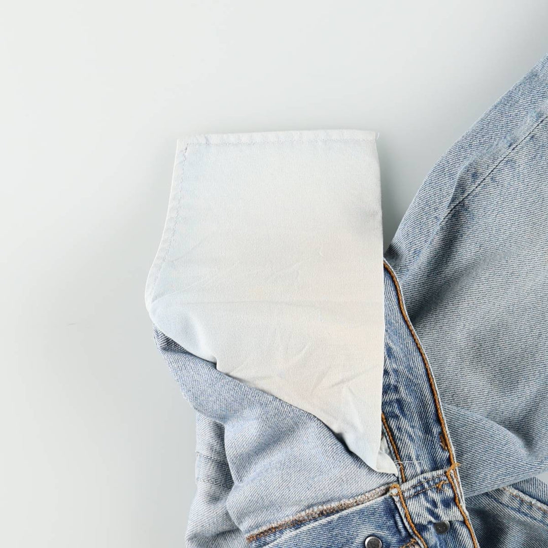 90'S Levi's 501-0193 Straight Denim Pants, Made in USA, Women's Size L (W28), Vintage cotton blue type Vintage Second Hand