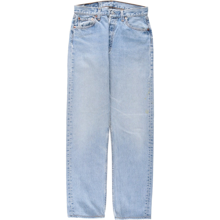 2000'S Levi's 501 Straight Denim Pants, Made in USA, Women's Size L (equivalent to W29) cotton blue type Vintage Second Hand