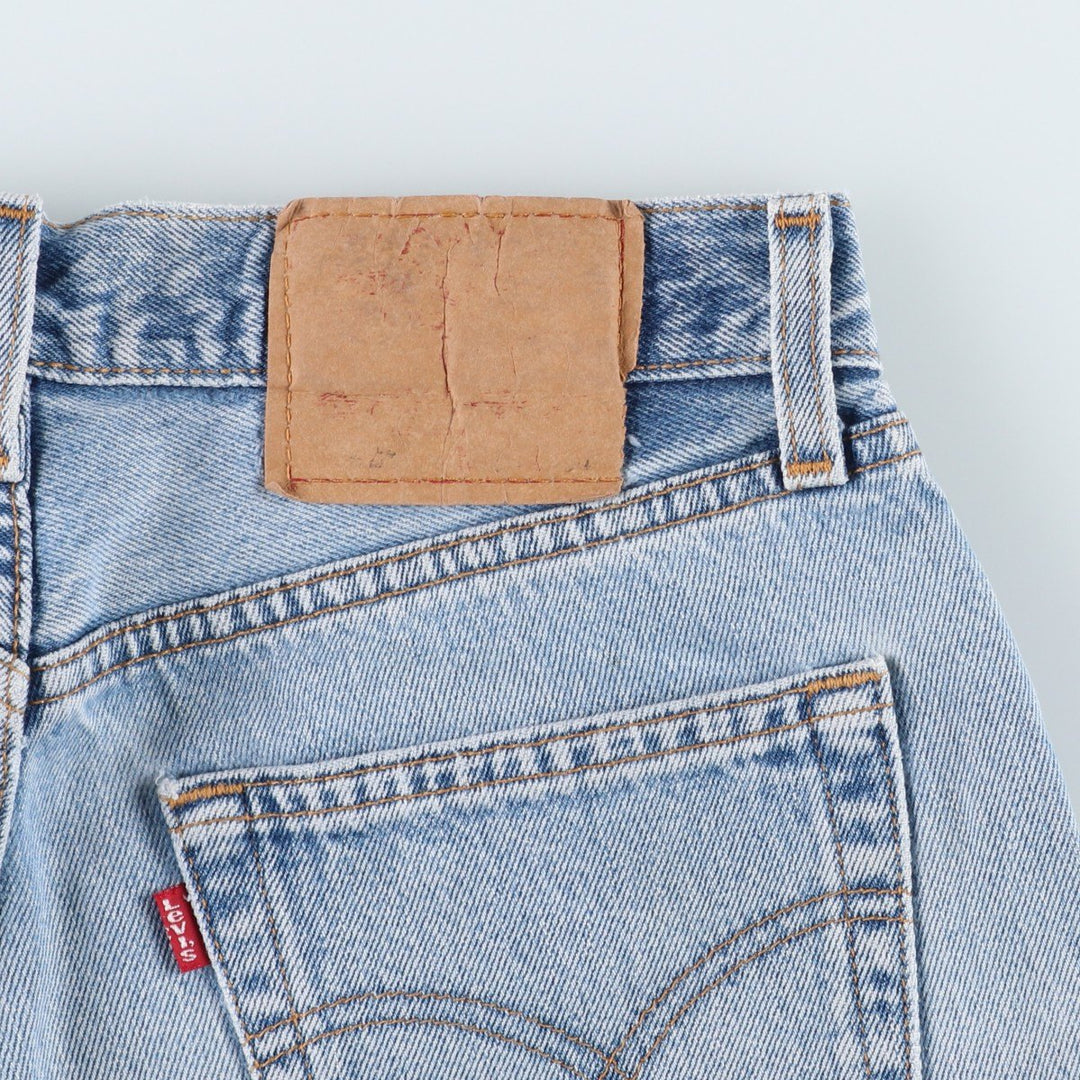 2000'S Levi's 501 Straight Denim Pants, Made in USA, Women's Size L (equivalent to W29) cotton blue type Vintage Second Hand