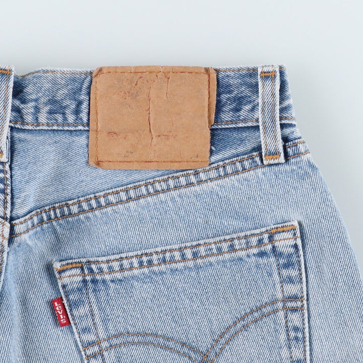 2000'S Levi's 501 Straight Denim Pants, Made in USA, Women's Size L (equivalent to W29) cotton blue type Vintage Second Hand